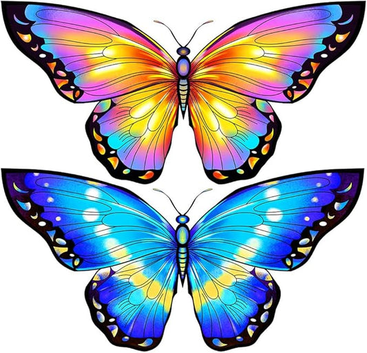 HONBO Butterfly Kites for Kids & Adults,55" x 28" Large Beginner Kite for Kids Ages 4-8,Easy to Fly