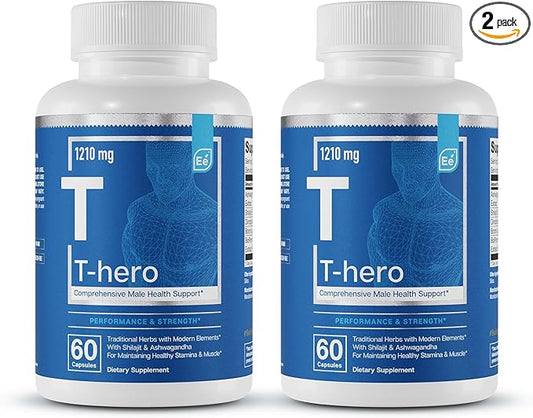Essential Elements Male Health Supplement - Muscle Support & T-Health with DIM, Ashwagandha