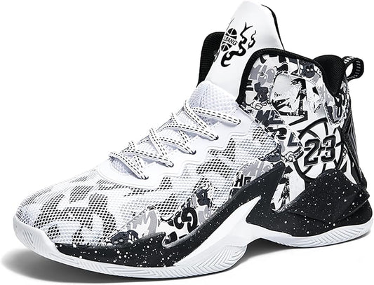 Boys Basketball Shoes Breathable Indoor Athletic Shoes Youth Outdoor Fashion Sneakers Comfortable