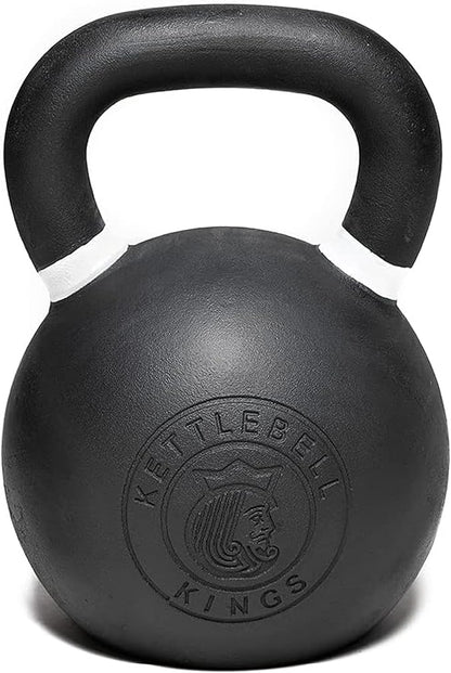 Kettlebell Kings Powder Coated Kettlebell Weights - 9-97 lb Strength Training Kettlebells for Men and Women - Hand Weights Workout Gym Equipment - Weights Set for Home Gym- New