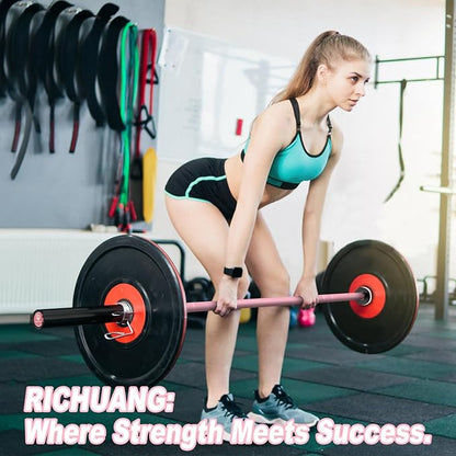 7ft Olympic Barbell, Weightlifting Barbell 28mm 45lb - 500/700/1000lbs Capacity with Smooth Spinning Sleeves, Olympic Bar Fits 2" Olympic Plates, for Snatch Clean Jerk - Home Gym Training