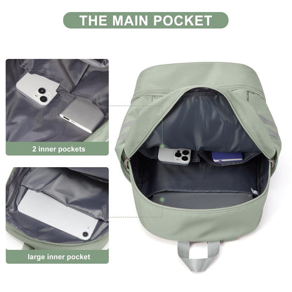 coofay Gym Backpack For Women, Gym Bag with Shoe Compartment