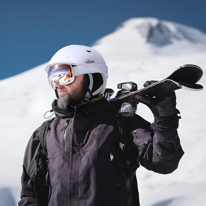 Ski and Snowboard Helmet - Active Ventilation, Audio Compatible Snow Sports Luxury Helmet With ASTM Standard Safety for Men, Women and Youth