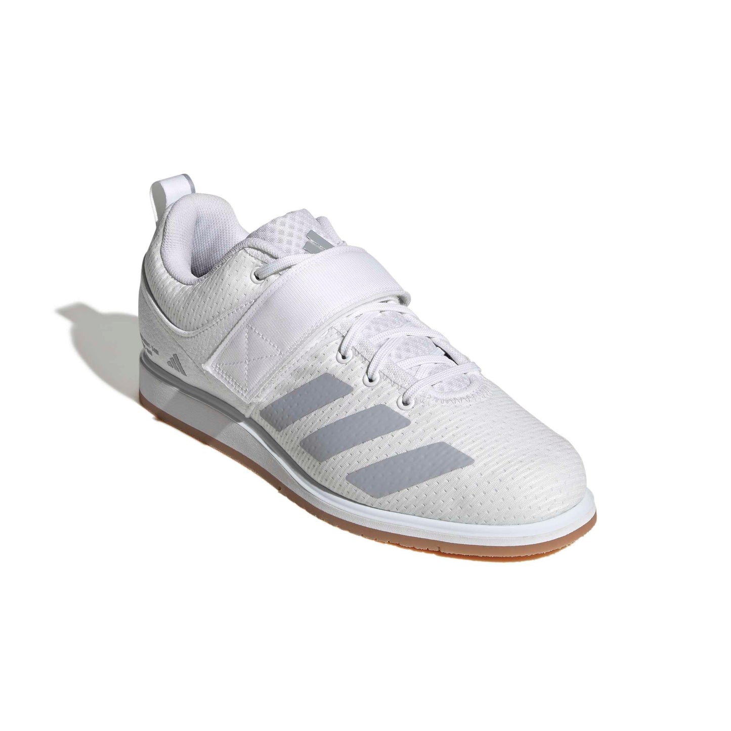 adidas Unisex-Adult Powerlift 5 Weightlifting, White/Halo Silver/Black, 9