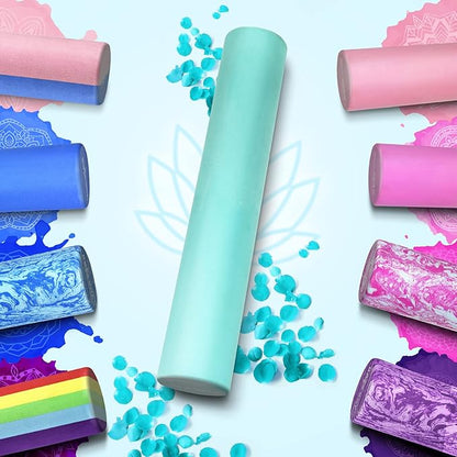 Yes4All EVA Firm Foam Roller for Back - Round Back Roller for Exercise, Yoga & Pilates 12/18/24/36 inch