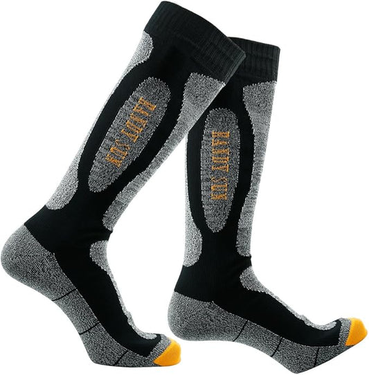 RANDY SUN Waterproof Skiing Socks, [SGS Certified] Unisex Knee High Breathable Hiking Trekking Sock