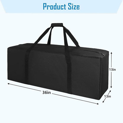 Sports Duffle Bag 36IN Extra Large Travel Duffel Luggage Bag with Upgrade 2-way Lockable Zippers, Durable & Water Resistant (36inch)