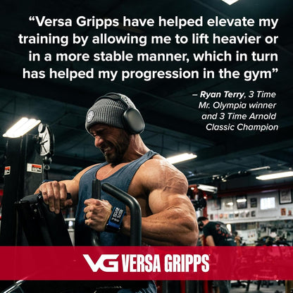 Versa Gripps® PRO Wrist Straps, Size Small, Black