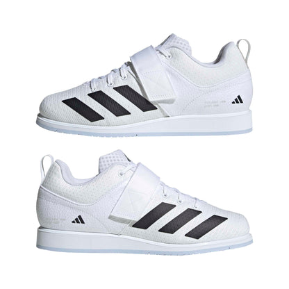 adidas Unisex-Adult Powerlift 5 Weightlifting, White/Black, 7