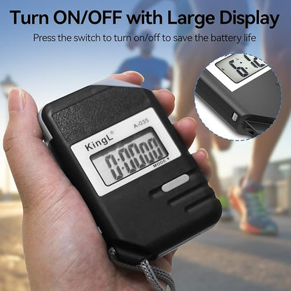 Stopwatch Timer Digital Sports Stop Watch, Large Display, Lap Split, Clock, Calendar, Alarm, for Coaches, Swimming, Running, Training