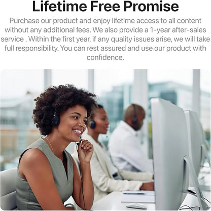 Smart Health Wristband, All-Day Continuous Monitoring, Heart Rate Tracking, Improve Sleep, Wearable Activity & Fitness Tracker, 120+ Sports Modes, 60-Day Battery, with Free App, 2 Bands Included