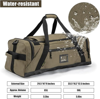 Large Duffle Bag,Gym Bags For Men Weekend Bag For Women Travel Backpack Carry On Sports Duffel Bag