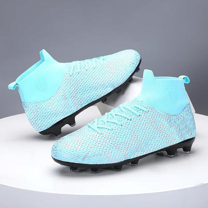 Adult Soccer Cleats Men Lightweight Football Boots Breathable Professional Sneaker Sport Athletic Ground Football Shoes