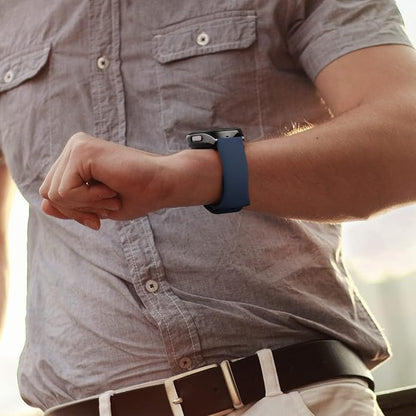 Amzpas Silicone Band for Coros PACE 2/ APEX 42mm/ APEX 2, 20mm Quick-Release Replacement Wristband Sport Strap for Men Women