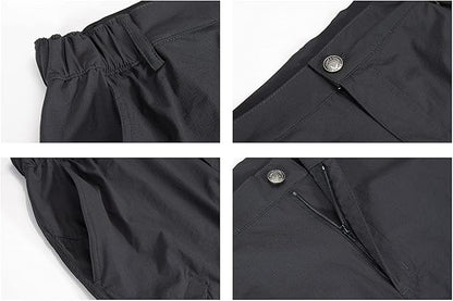 Quick Dry Hiking Shorts Men's Cargo Casual Outdoor 4-Way Stretchy Lightweight Summer Short with Multi Pockets 30-46 (No Belt)