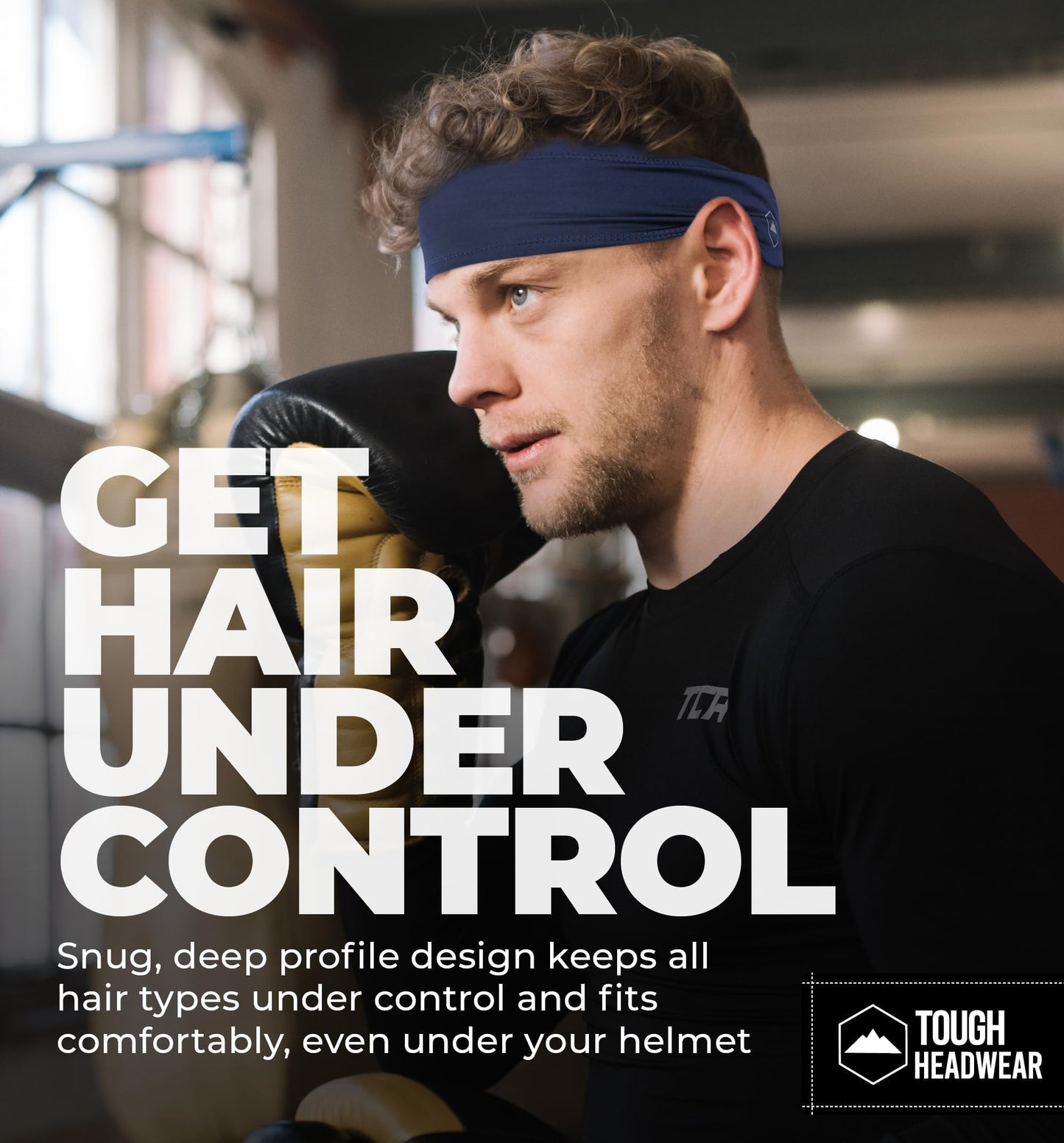 Mens Headband | Sweat Headbands for Men Working Out Running Sports Gym – Athletic Cycling Football