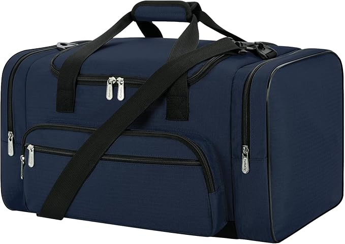 Sports Duffel Bag 26 Inch Travel Gym Duffle - Navy Blue