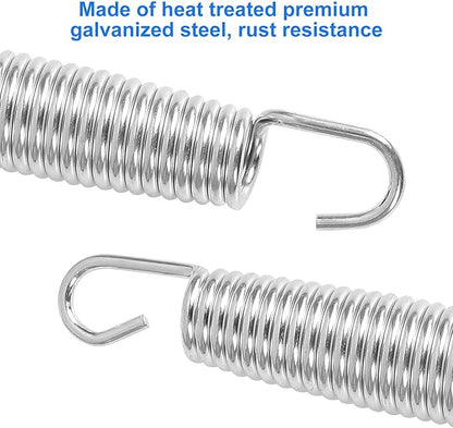 40 Pack Trampoline Springs 5.5” Heavy Duty Galvanized Steel Replacement Trampoline Parts Springs with T Hook, Great for Outdoor Trampoline Aotob, Skywalker, JumpKing, UpperBounce, SkyBound