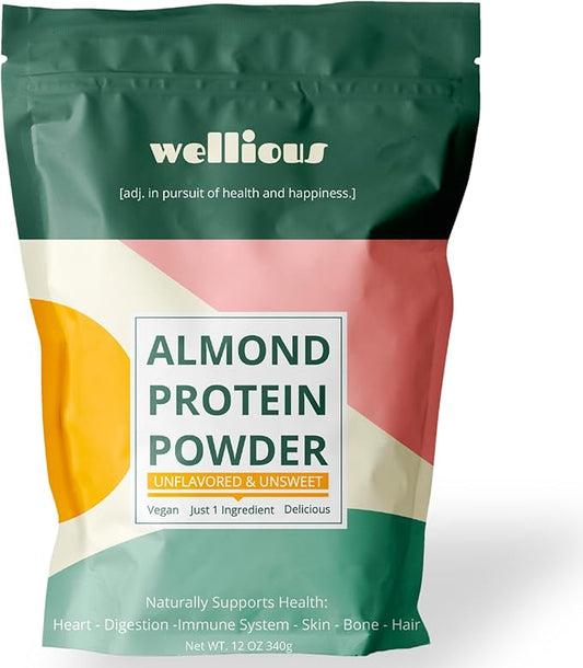Unflavored & Unsweetened Protein Powder | Vegan - Plant Based Protein Powder Dairy Free for Gut