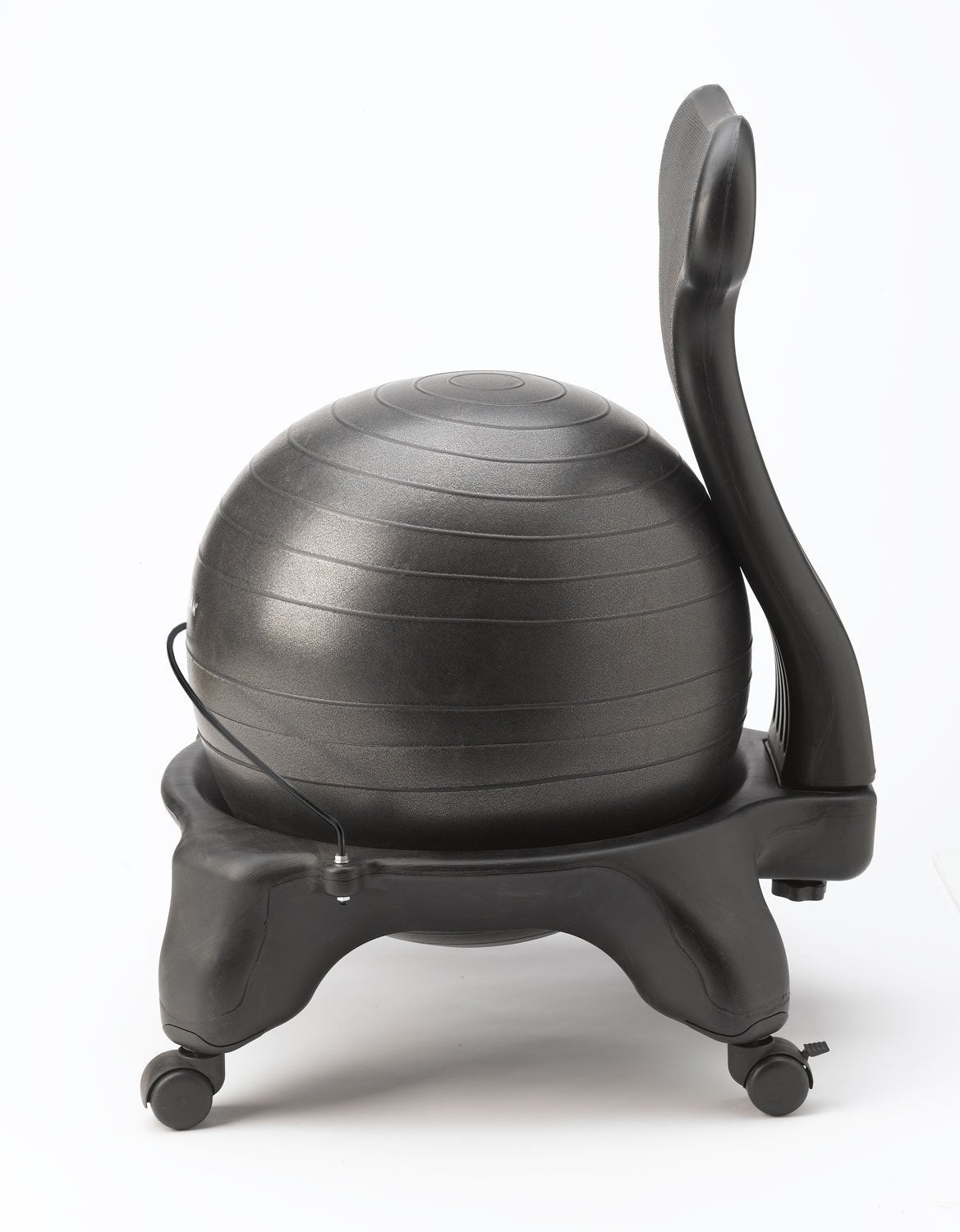 Gaiam Classic Balance Ball Chair, Stability Seat (Black)