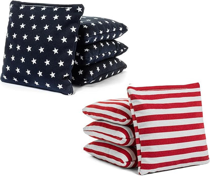 Tailgating Pros Cornhole Boards - 4'x2' Lightweight Cornhole Game- Includes Carrying Case, Set of 8 Corn Hole Bags & Tote