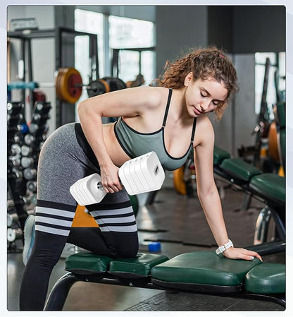 15LB 20LB 40LB 50LB Adjustable Dumbbell Set Free Weights Dumbbells Set for Women Men Hand Weights Sets Adjust Dumbbell Weight Sets for Home Gym Exercise Workout Strength Training Equipments