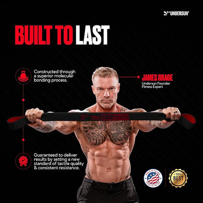 Undersun Resistance Bands for Working Out | Heavy Resistance Bands for Strength Training & Pull Up Assistance | Indoor/Outdoor, Gym, Home Exercise Bands Resistance