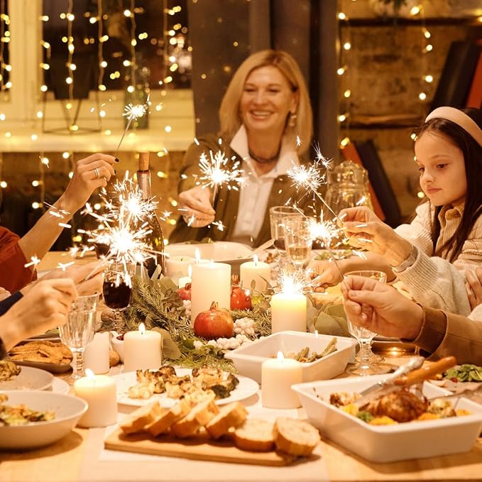 4 Packs Unscented 2x3 Inch White Pillar Candles, Small Dripless Cylinder Wax Candles for Home Wedding Party Table Holiday Spa Decor - 24 Hours Burn Time