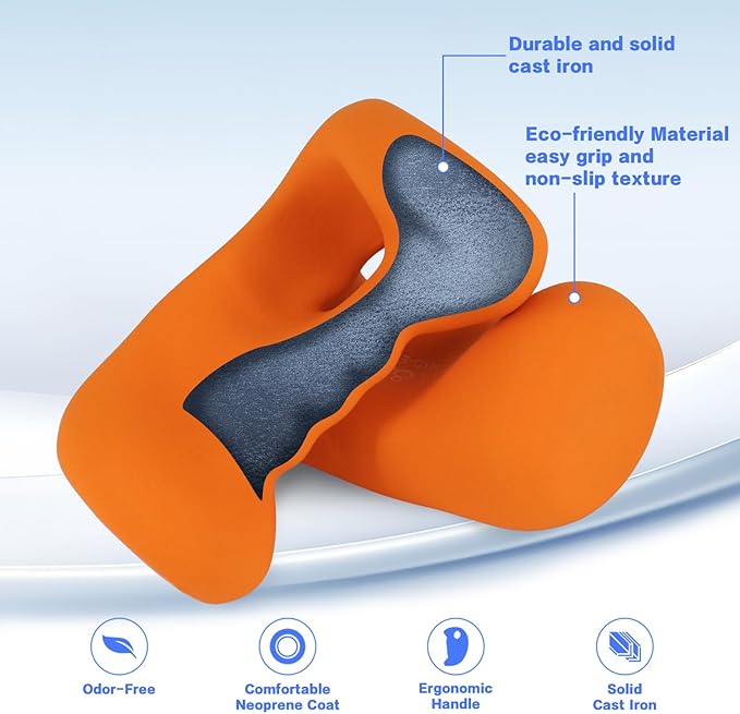 Ergonomic Dumbbells Weights Set-Hand Weights for Women at Home, Ear Dumbbells Weights for Pilates, Yoga, Jogging,Strength Training