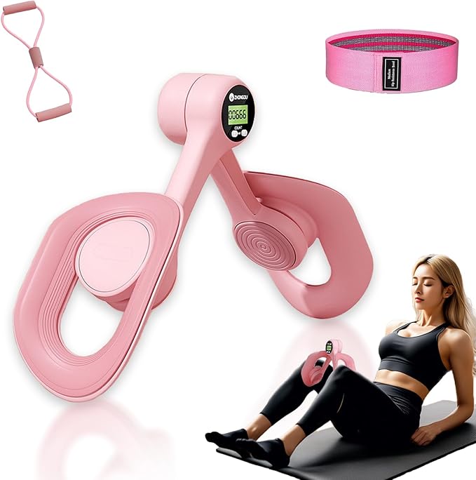 Thigh Master Thigh Exerciser for Women – Pelvic Floor Exercise Devices for Home Fitness, Leg & Hip Toner for Postpartum Recovery, Strength Training & Slimming