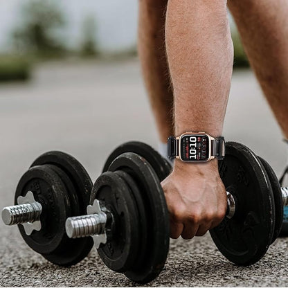 Rugged Nylon Sports Strap With Woven Loop Design, Compatible With Venu 2, 3, Plus, Sq, Sq 2, Music (Not 2S)