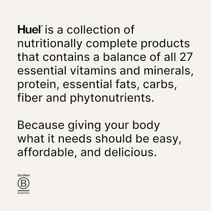 Huel Ready-to-Drink | Banana Meal Replacement Drink | High Protein Drink | Nutritionally Complete, Low Sugar, High Fiber, Plant Based, Vegan, Healthy | 20g Protein Per Bottle, 16.9 Fl Oz (12 Pack)