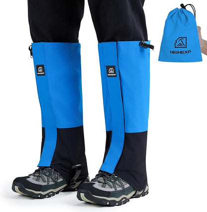 Leg Gaiters 100% Waterproof Adjustable Shoe Snow Boot Guard Gators for Hiking Shoe Cover Hunting Snowshoeing Climbing Walking for Women Men