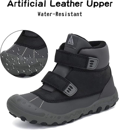 Mishansha Kids Hiking Boots Toddler Girls Boys Hiking Shoes Water-Resistant Anti-Collision Non-Slip Athletic Outdoor Trekking Boots