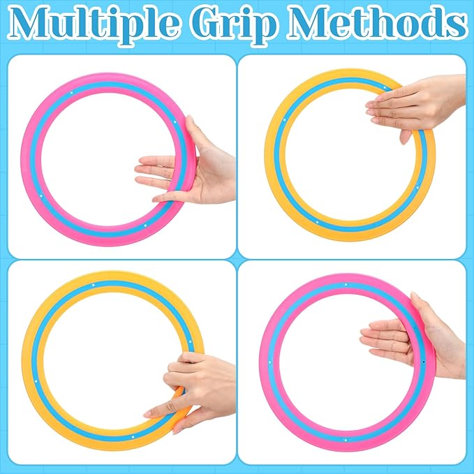 12 Pack Flying Ring 11 Inch Flying Disc Bulk for Backyard Beach Outdoor Soft Sport Discs for Beach Pool Backyard Camping Activities Sport Playing Toss Game Gift