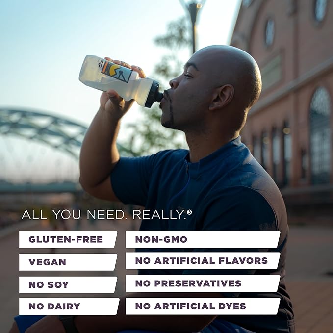 Tailwind Nutrition Endurance Fuel, Carbohydrate & Electrolyte Sports Drink Mix Powder, Gluten-Free, Vegan, Lemon, 50 Servings