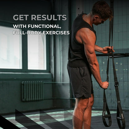 THYSOL Resistance Trainer Pro Xtreme Straps Army | Sling Trainer Set with Adjustable Door Anchor |