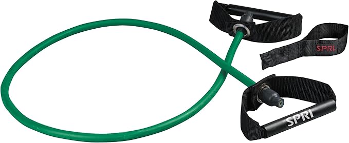 SPRI Xertube Resistance Bands with Handles – All Exercise Cords Sold Separately with Home Gym Workout Fitness Door Anchor Attachment Option