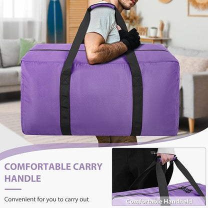 Extra Large Travel Duffle Bag, 120L Gear Bag for Men and Women, Storage Bag Ideal for Overnight Camping and Weekend Getaways