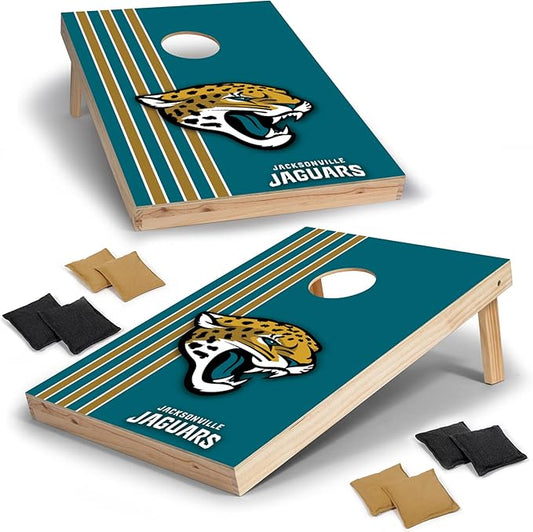 NFL 2' x 3' Solid Wood Cornhole Set with Direct Print HD Team Graphics – Great Gift for Any