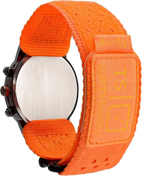 TStrap Nylon Sport Watch Band - Black Quick Release Watch Straps for Men Women - Athletic Military Smart Watch Bracelet Replacement - Correa para Reloj Hombre - 18mm 20mm 22mm