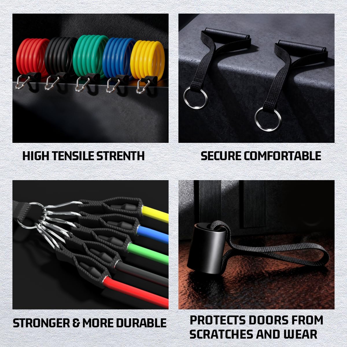 VEICK Resistance Bands, Exercise Bands, Workout Bands, Resistance Bands for Working Out with