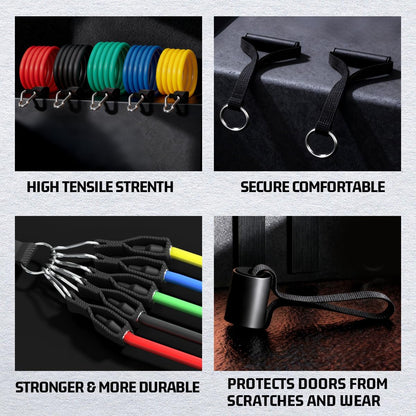 VEICK Resistance Bands, Exercise Bands, Workout Bands, Resistance Bands for Working Out with