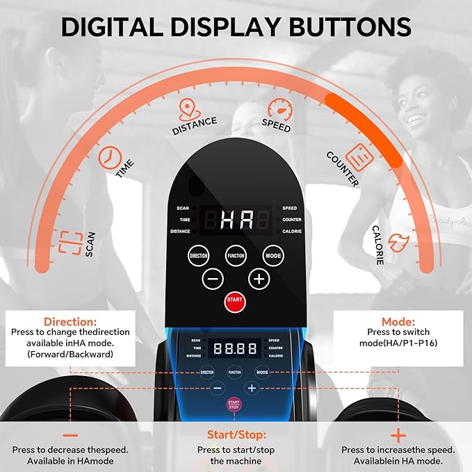2025 New Under Desk Elliptical Machine, Electric Ellipse Leg Exerciser Pro As Seen On TV with 16 Adjustable Speed, Quiet and Fully Assembled with Remote Control & Non-Slip Foot Straps