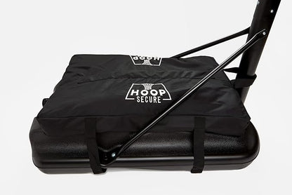 The Original Solution - Heavy Duty Weighted Base Anchor for Basketball Hoops - Weather Resistant, Durable Design, Holds 300+ lbs. Patents-Pending, HOA Friendly (Standard Size, Black)