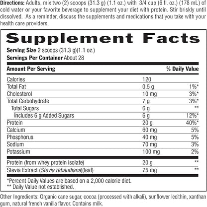 Biochem, Whey Protein Powder, 20g of Protein to Support Muscles and Intense Workouts, Chocolate, 15.4 oz…