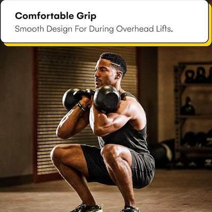 Kettlebell Kings Powder Coated Kettlebell Weights - 9-97 lb Strength Training Kettlebells for Men and Women - Hand Weights Workout Gym Equipment - Weights Set for Home Gym- New