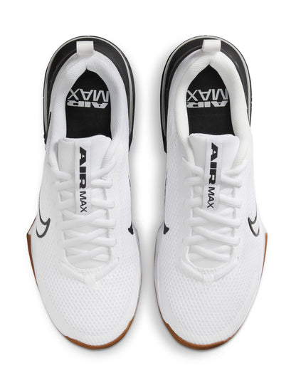 Nike Men's Air Max Alpha Trainer 6 Workout Shoes, White/White-Black-Gum Medium Brown, 9