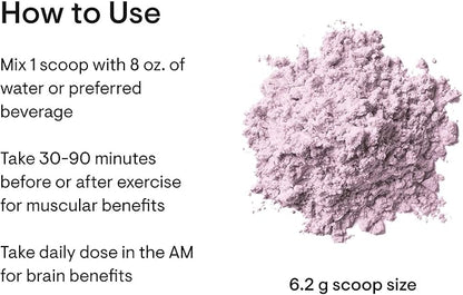 THORNE Creatine - Micronized Creatine Monohydrate Powder - Support for Muscles & Cognitive Function* - for Women & Men - Strawberry - NSF Certified for Sport - 5 g per Serving - 60 Servings