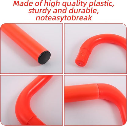 6 Pack Agility Speed Training Hurdles- 6" Detachable Agility Training Hurdles- Sports Practice Equipment for Athletes, Soccer, Basketball